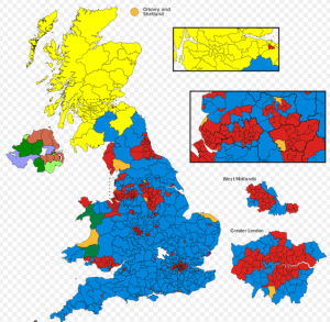 Results of the 2015 general election in the UK